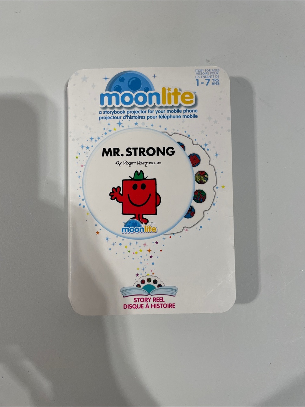 Moonlite 'Mr. Strong' Story Reel - White with Red Accent